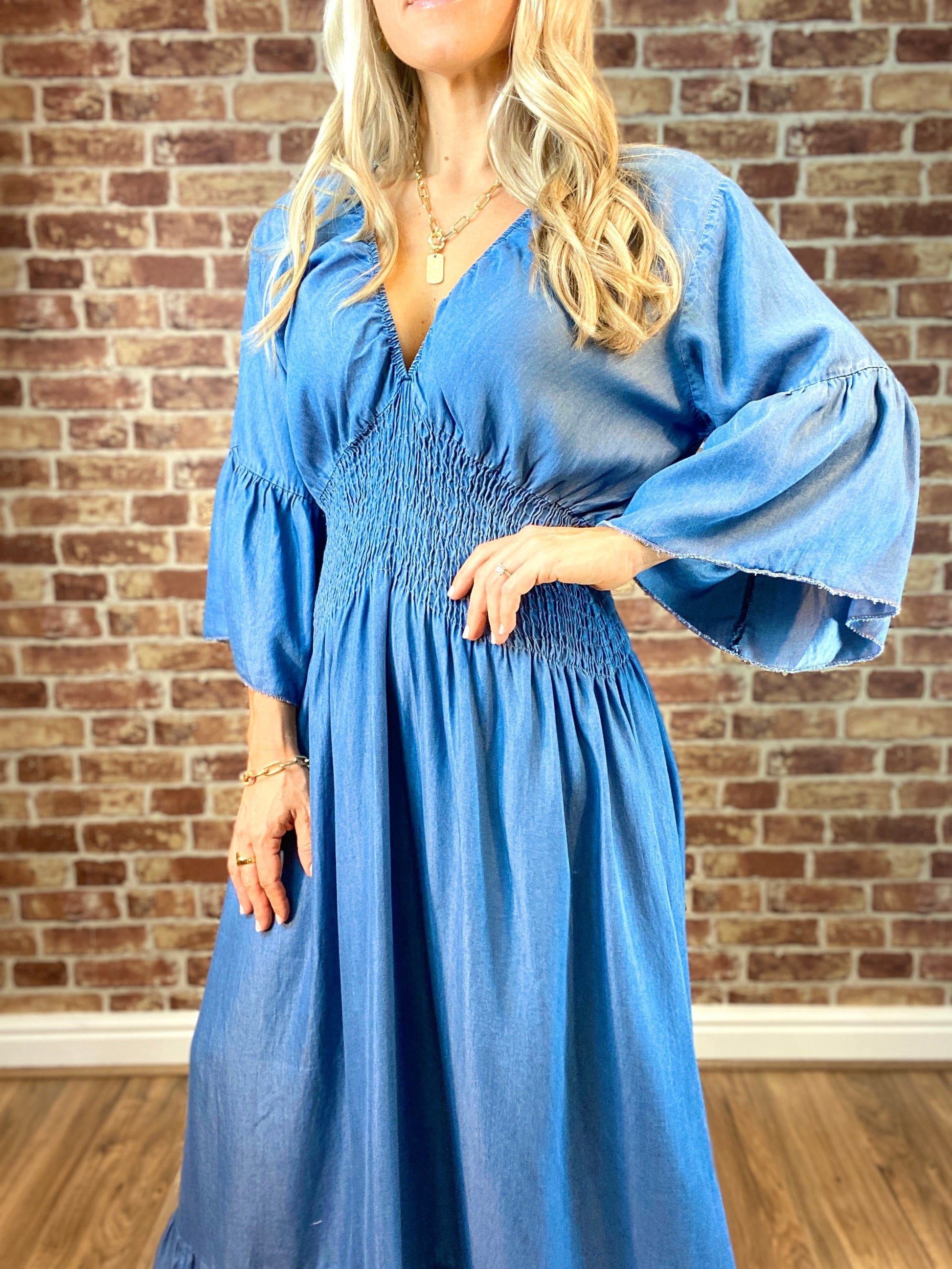 Sweet As Denim Dress
