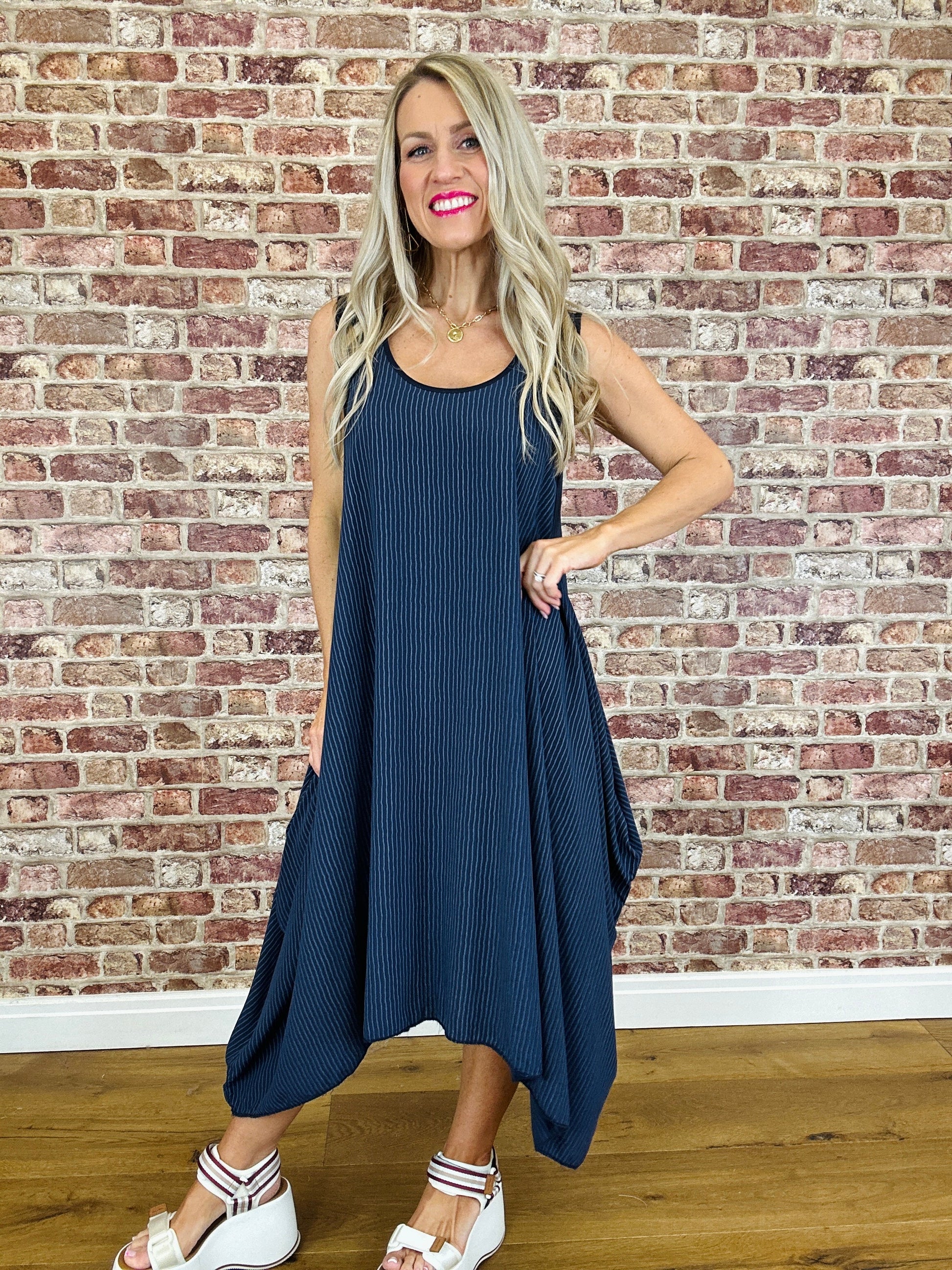 Rumba Pinstripe Dress