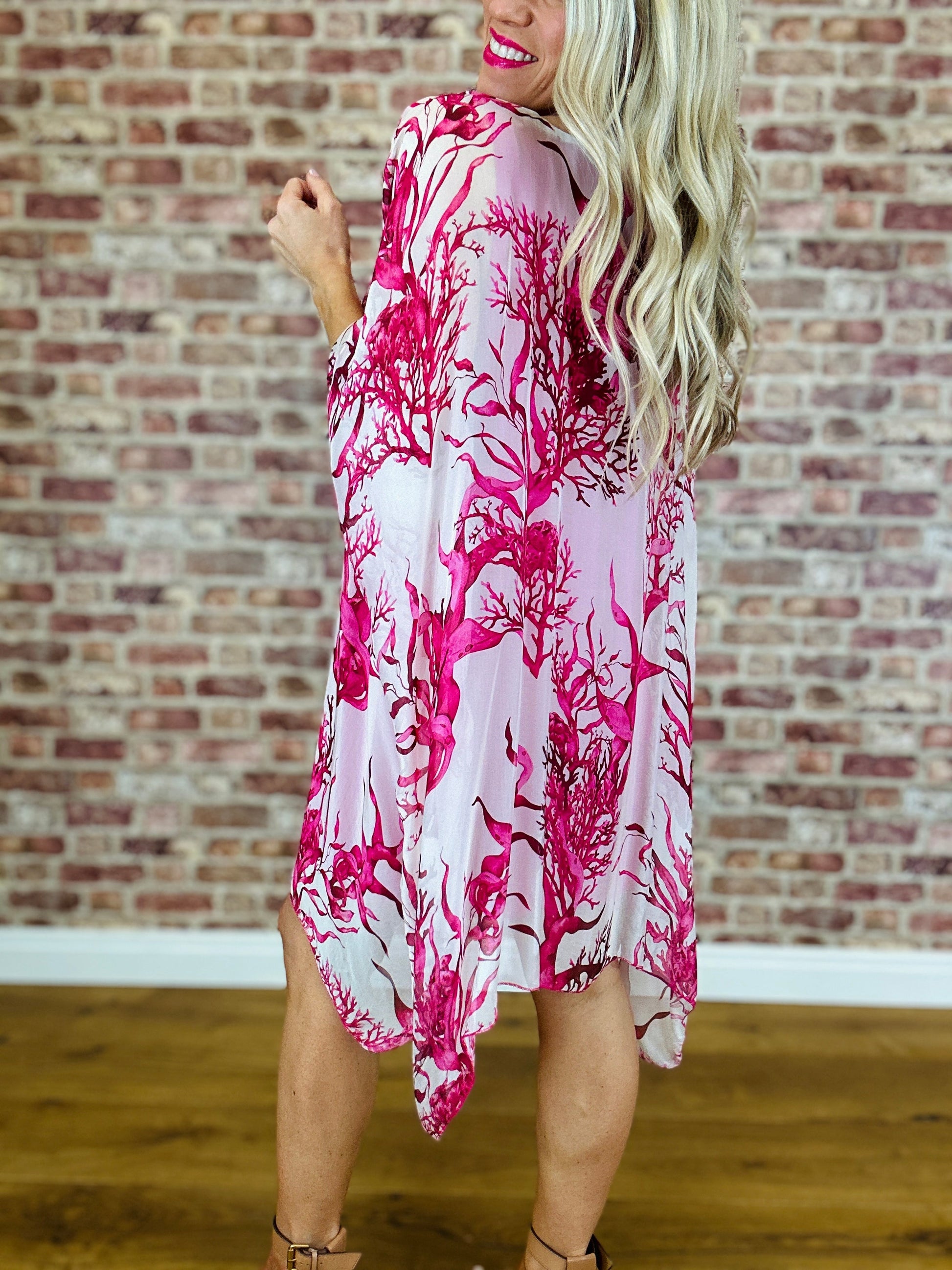 Coral Bay Silk Top