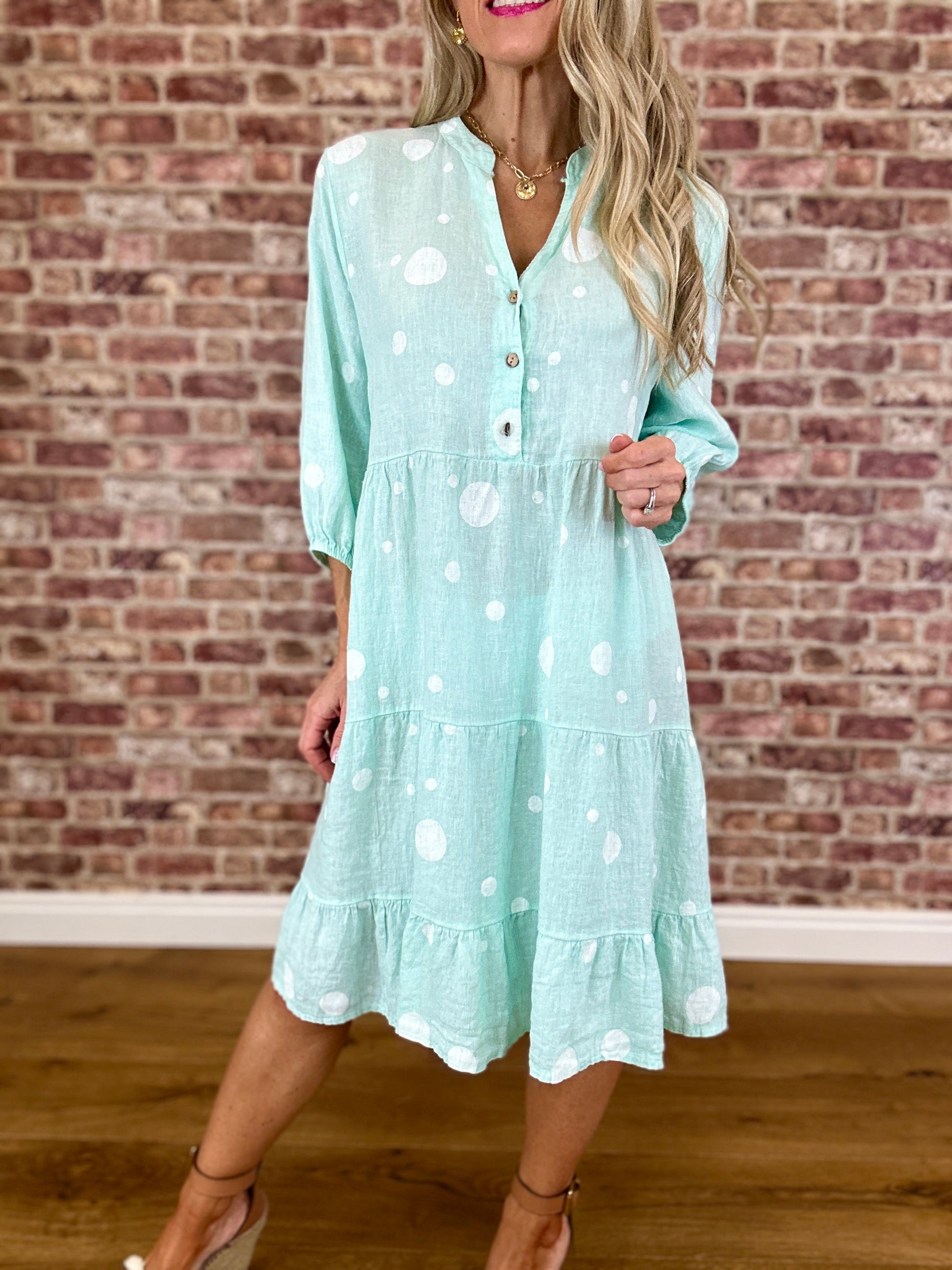 Barbie Bubble linen Dress