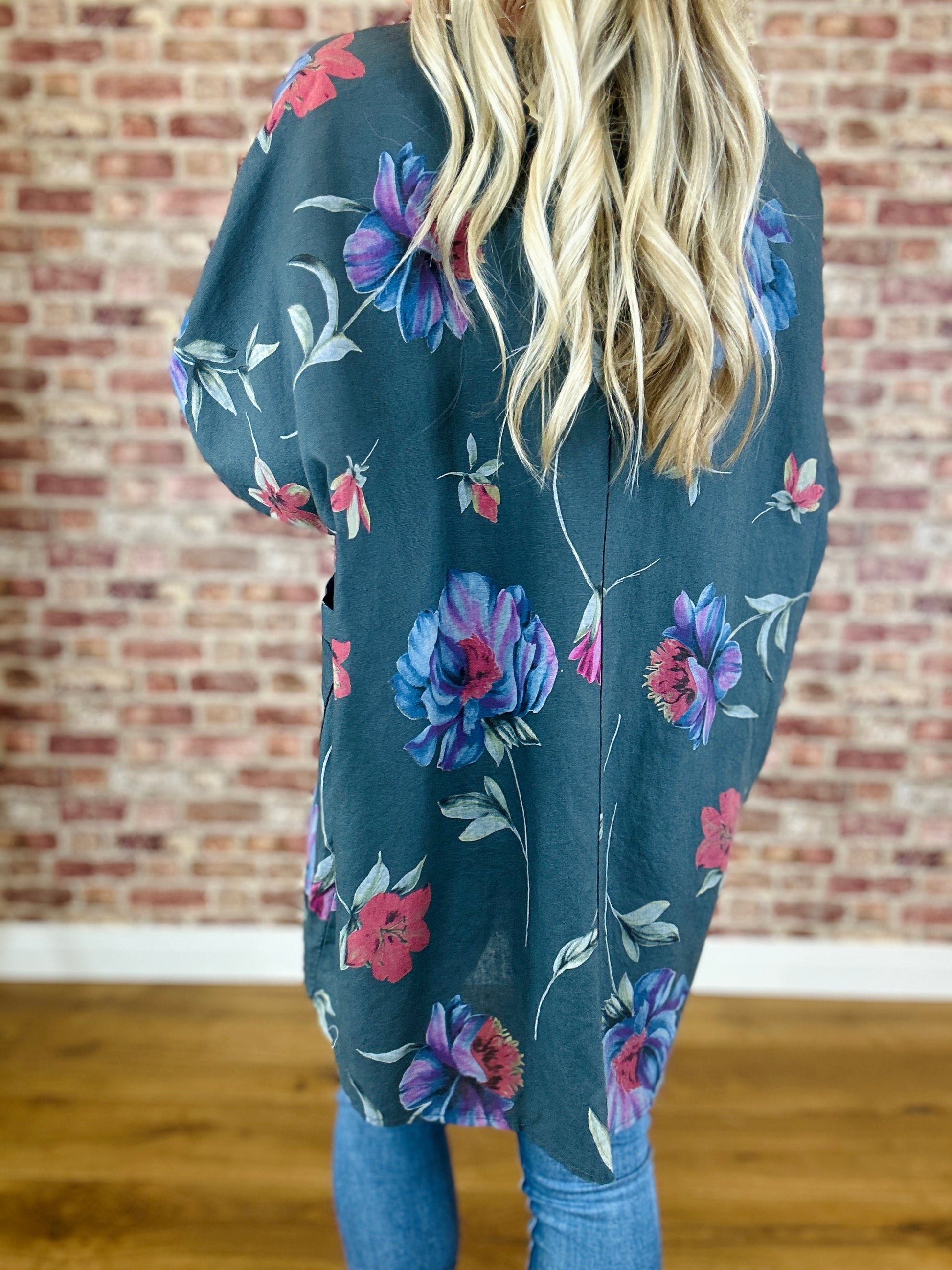Petal Perfect Italian Linen Top